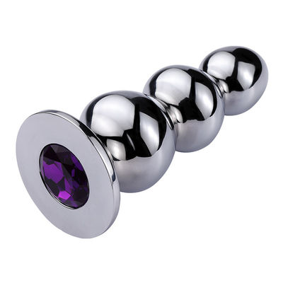 Stainless Steel Gemstones Anal Plugs Trainer Jewelry Personalised Butt Plug Stimulator